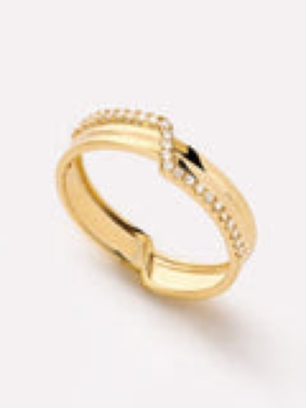 Ana Luisa Triple Diamond Elevate Ring NWT Size 6